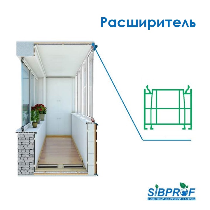 Профиль ПВХ: Расширители Профиль ПВХ: Расширители